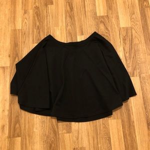 Black skater skirt